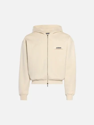 Bluza z kapturem i zamkiem błyskawicznym Gros Grain Bluza z kapturem i zamkiem błyskawicznym z logo Grosgrain