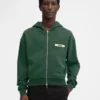 Bluza z kapturem i zamkiem błyskawicznym Gros Grain Bluza z kapturem i zamkiem błyskawicznym z logo Grosgrain