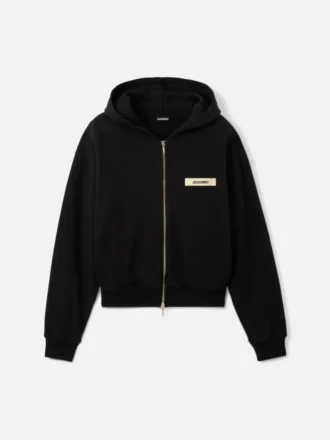 Bluza z kapturem i zamkiem błyskawicznym Gros Grain Bluza z kapturem i zamkiem błyskawicznym z logo Grosgrain