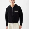 Bluza z kapturem i zamkiem błyskawicznym Gros Grain Bluza z kapturem i zamkiem błyskawicznym z logo Grosgrain