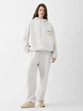 Bluza z kapturem Torneo Bluza z kapturem i zamkiem błyskawicznym Rosemary Label