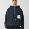 Bluza z kapturem Torneo Bluza z kapturem i zamkiem błyskawicznym Rosemary Label