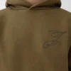 Bluza z kapturem z logo Bluza z haftowanymi logo