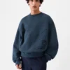 Bluza z literą J Koszulka z haftowanym monogramem