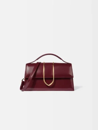 Duża torebka Bambino Cross-body z metalową klapką