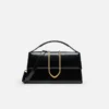 Duża torebka Bambino Cross-body z metalową klapką