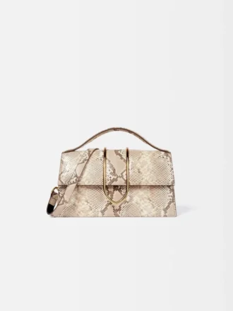 Duża torebka Bambino Cross-body z metalową klapką