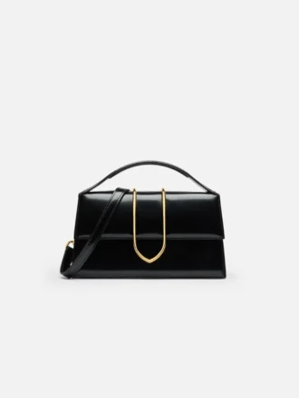 Duża torebka Bambino Cross-body z metalową klapką