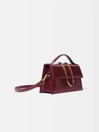 Duża torebka Bambino Cross-body z metalową klapką