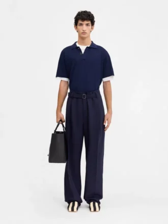 Dzianinowa koszulka polo Dzianinowa koszulka polo
