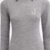 Dzianinowa koszulka polo z logo J