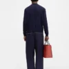 Dzianinowy sweter z monogramem