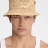 Kapelusz typu bucket Pesco Haftowany kapelusz typu bucket z rafii