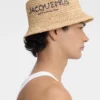 Kapelusz typu bucket Pesco Haftowany kapelusz typu bucket z rafii