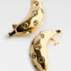 Kolczyki Bananes Kolczyki w kształcie banana Kolczyki Bananes Kolczyki w kształcie banana