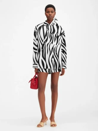 Koszula Cuadro Koszula asymetryczna z nadrukiem Zebra Arty
