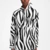 Koszula Cuadro Koszula asymetryczna z nadrukiem Zebra Arty