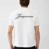 Koszulka z krótkim rękawem i haftowanymi logo Koszulka z krótkim rękawem i haftowanymi logo