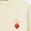 Koszulka z truskawką Koszulka z logo i naszywką z truskawką Koszulka z truskawką Koszulka z logo i naszywką z truskawką