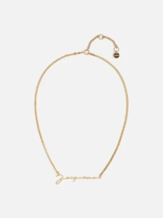 Naszyjnik Jacquemus Naszyjnik z łańcuszkiem z logo