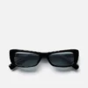 Okulary przeciwsłoneczne Capri Prostokątne okulary przeciwsłoneczne w stylu „cat-eye”