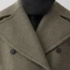 Płaszcz typu peacoat Ovalo Płaszcz typu peacoat z okrągłym dekoltem
