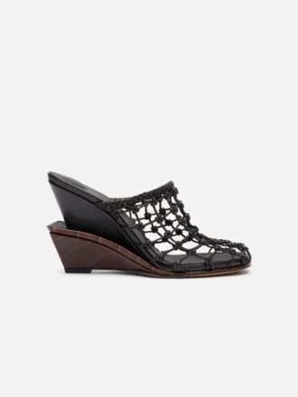 Podwójnie tkane buty Plecione podwójne klapki