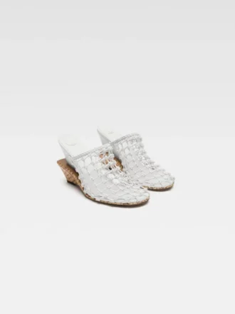 Podwójnie tkane buty Plecione podwójne klapki