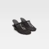 Podwójnie tkane buty Plecione podwójne klapki