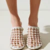 Podwójnie tkane buty Plecione podwójne klapki