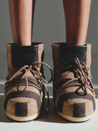 Skarpety Jacquemus Striped Moon Boot Skarpety Striped Icon Low – we współpracy z Moon Boot
