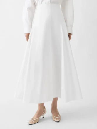 Spódnica trójkątna Rozkloszowana spódnica maxi