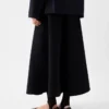 Spódnica trójkątna Rozkloszowana spódnica maxi