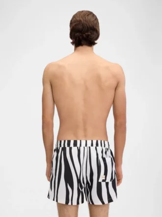 Strój kąpielowy Puntini Szorty kąpielowe z nadrukiem Zebra Arty