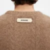 Sweter Nuvola Sweter z moheru z okrągłym dekoltem