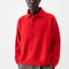 Sweter polo w stylu vareuse marki Pallone Sweter polo w stylu vareuse marki Pallone