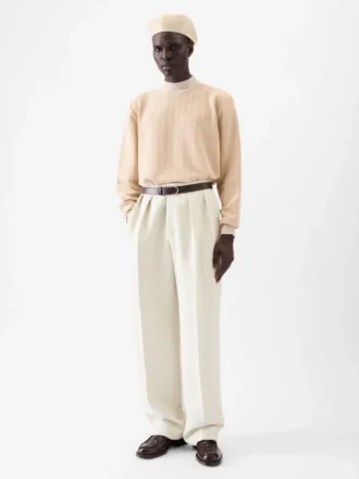 Sweter z dzianiny Gio Sweter z okrągłym dekoltem