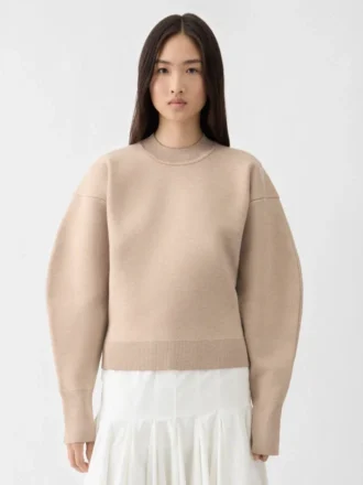 Sweter z dzianiny pique Sweter z dzianiny pique