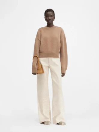 Sweter z dzianiny z logo Jacquard marki JACQUEMUS