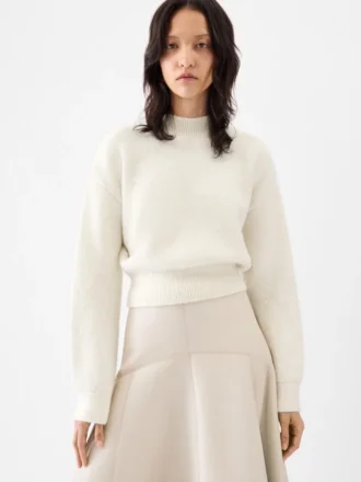 Sweter z dzianiny z logo JACQUEMUS
