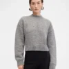 Sweter z dzianiny z logo JACQUEMUS