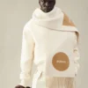 Szal Rond Carré Szal z logo żakardowym