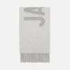 Szalik Jacquemus Szalik z frędzlami i logo Szalik Jacquemus Szalik z frędzlami i logo
