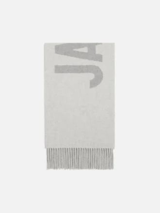 Szalik Jacquemus Szalik z frędzlami i logo
