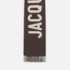 Szalik Jacquemus Szalik z frędzlami i logo