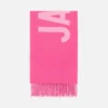 Szalik Jacquemus Szalik z frędzlami i logo Szalik Jacquemus Szalik z frędzlami i logo