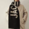 Szalik Jacquemus Szalik z frędzlami i logo