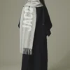 Szalik Jacquemus Szalik z frędzlami i logo Szalik Jacquemus Szalik z frędzlami i logo
