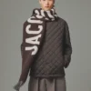 Szalik Jacquemus Szalik z frędzlami i logo