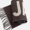 Szalik Jacquemus Szalik z frędzlami i logo